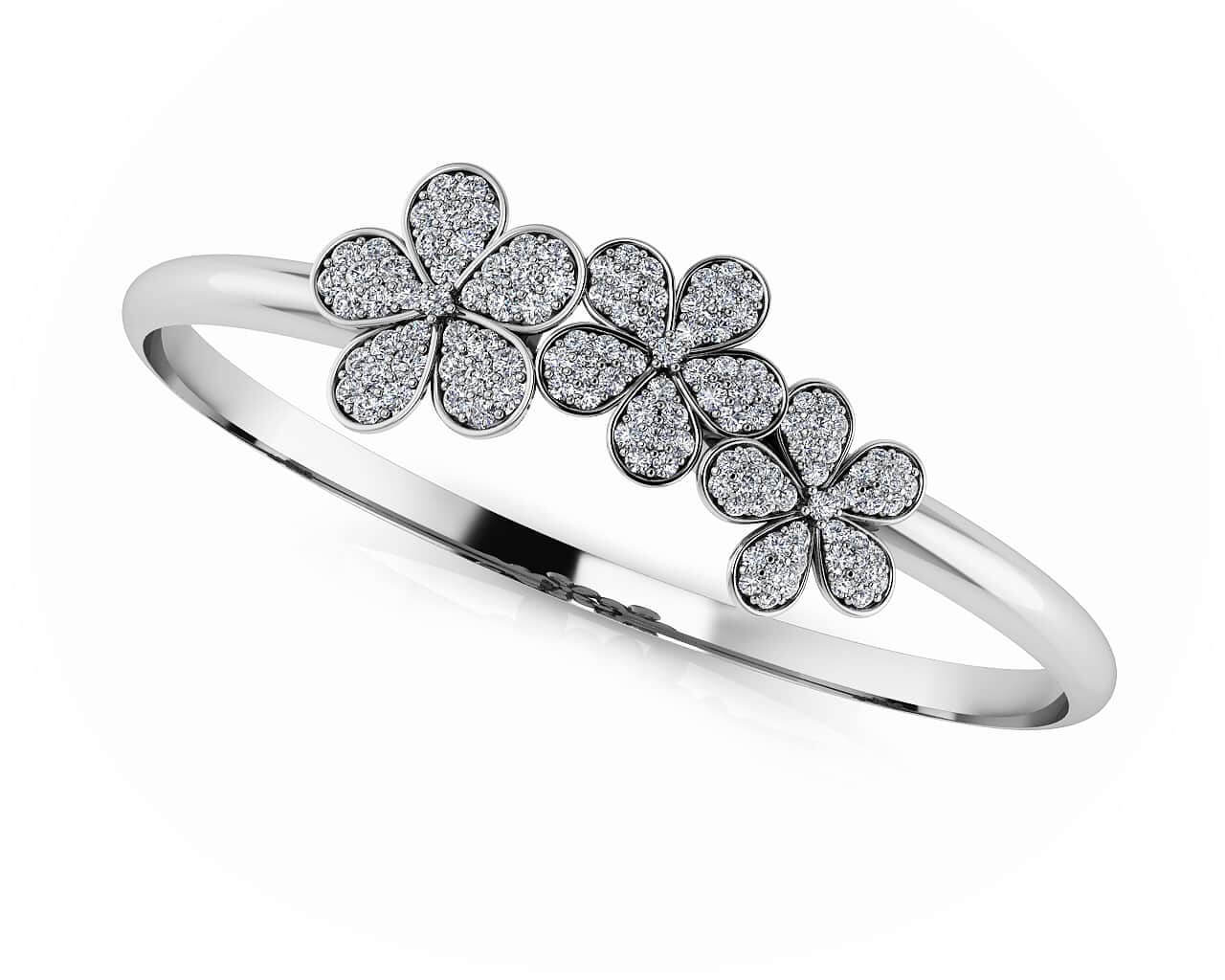 Three Flower Bangle