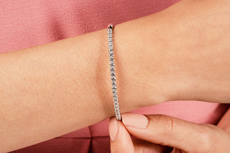 Diamond Top Bangle