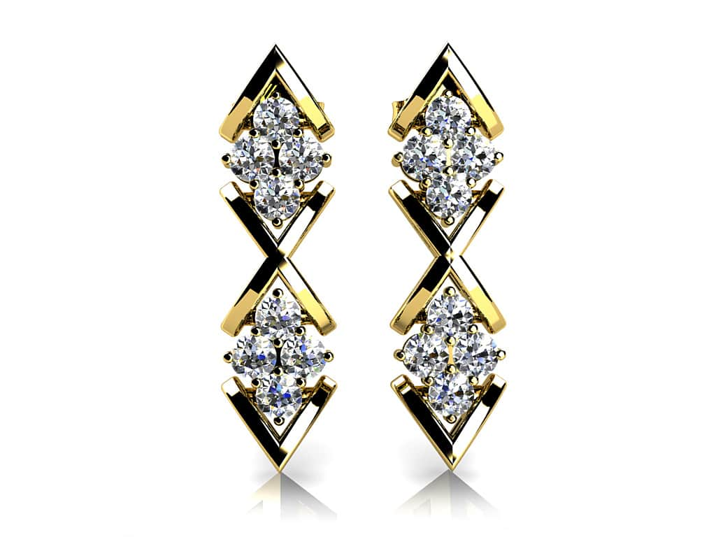 Diamonds In Diamond Earrings