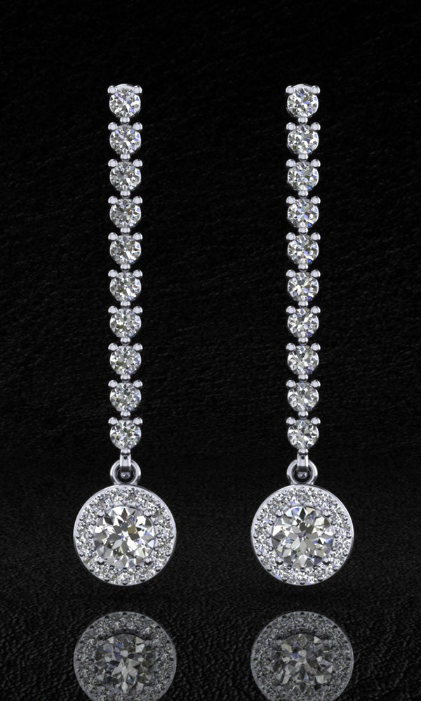 Diamond Dreams Drop Earrings