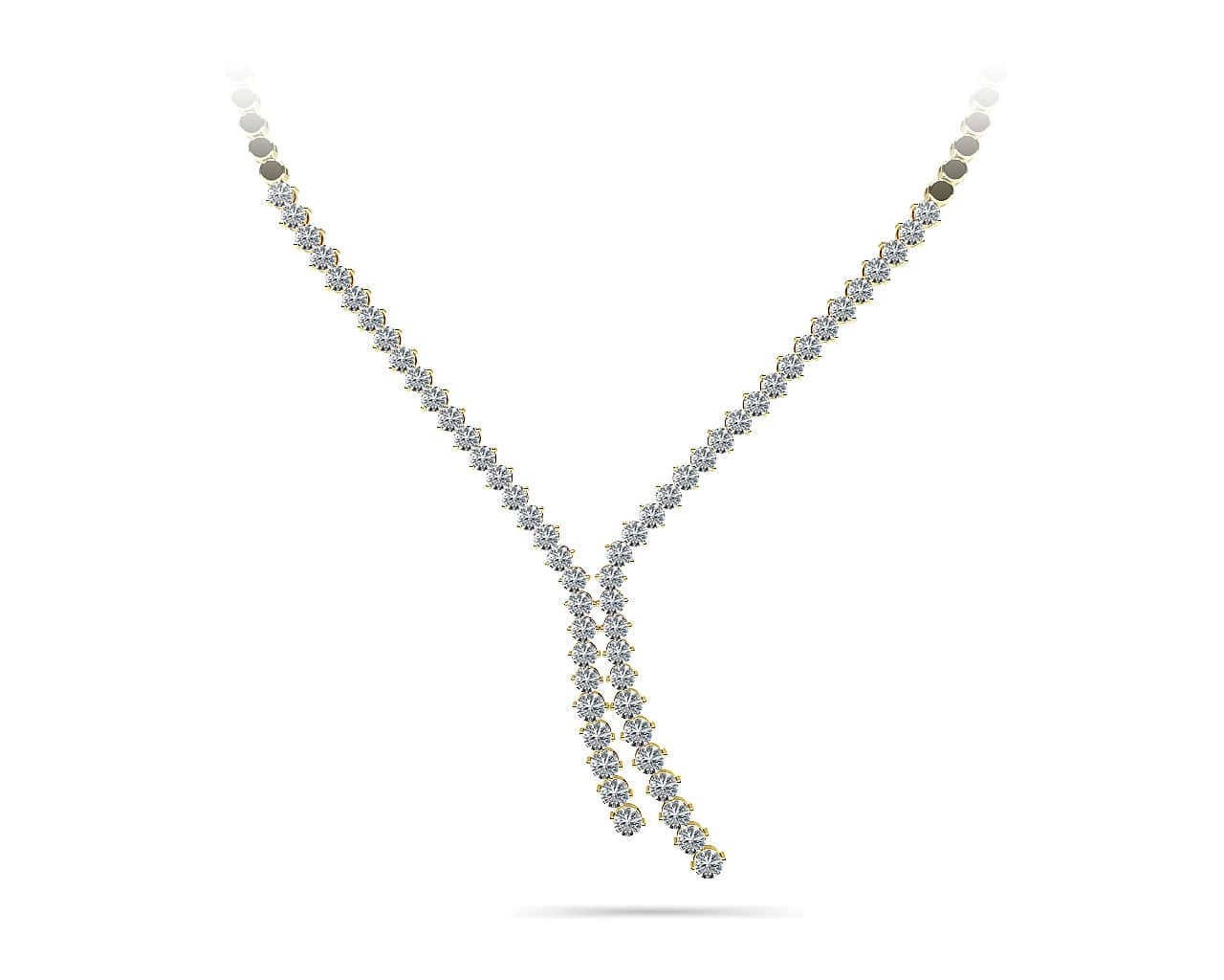 Diamond Bolero Tie Necklace