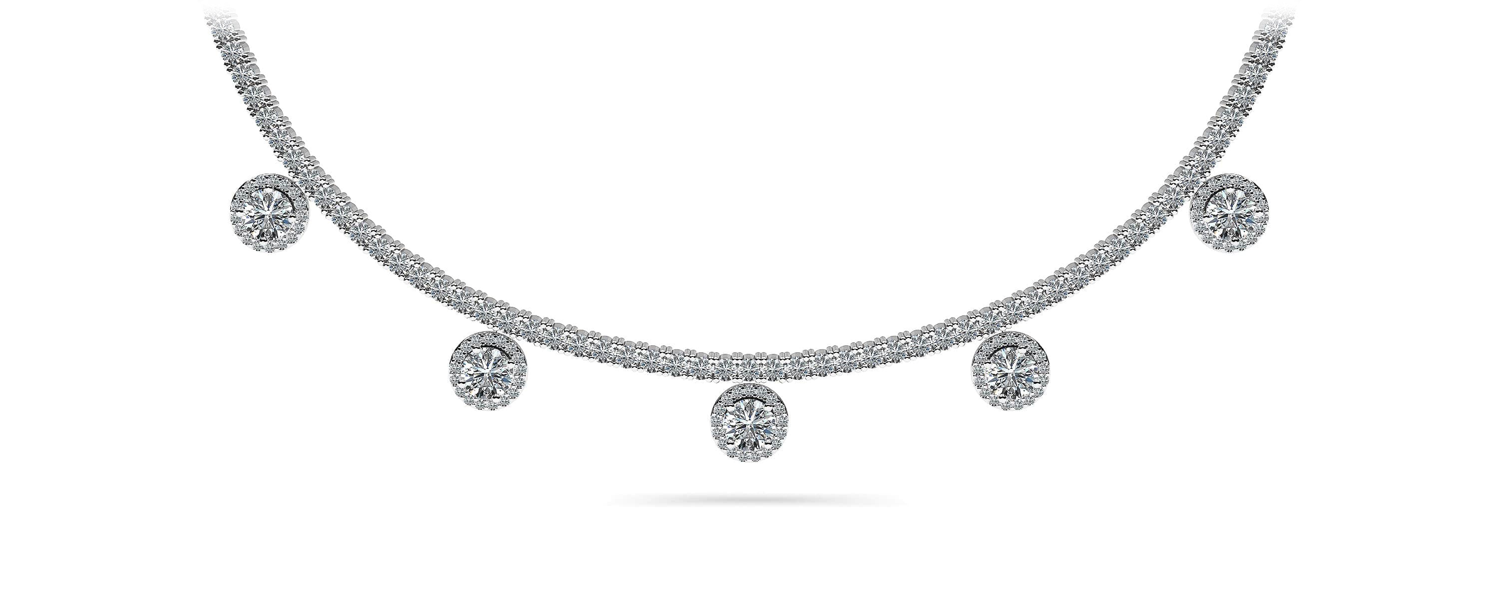 Captivating Diamond Tennis Necklace