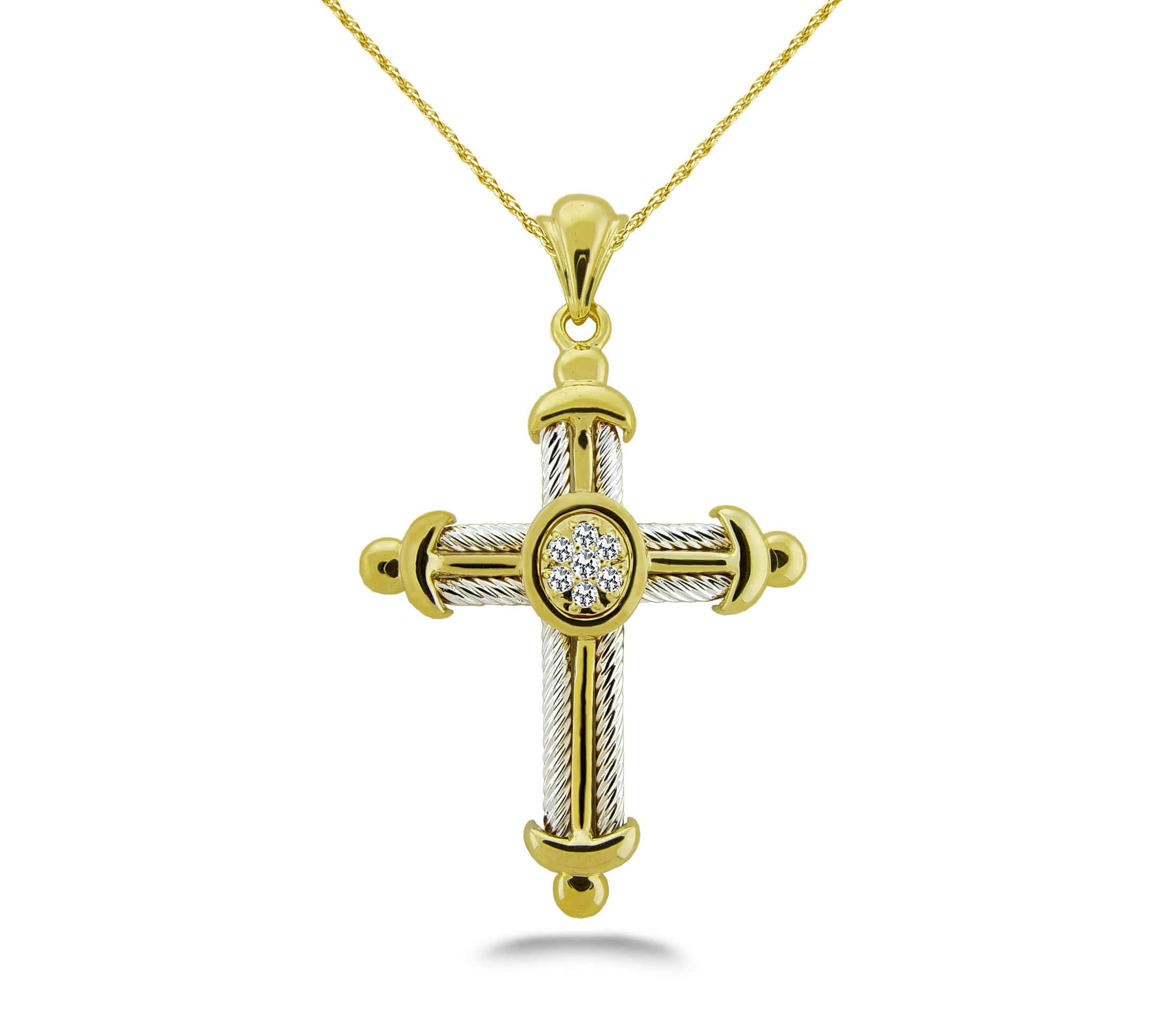 Anchor Cross Pendant