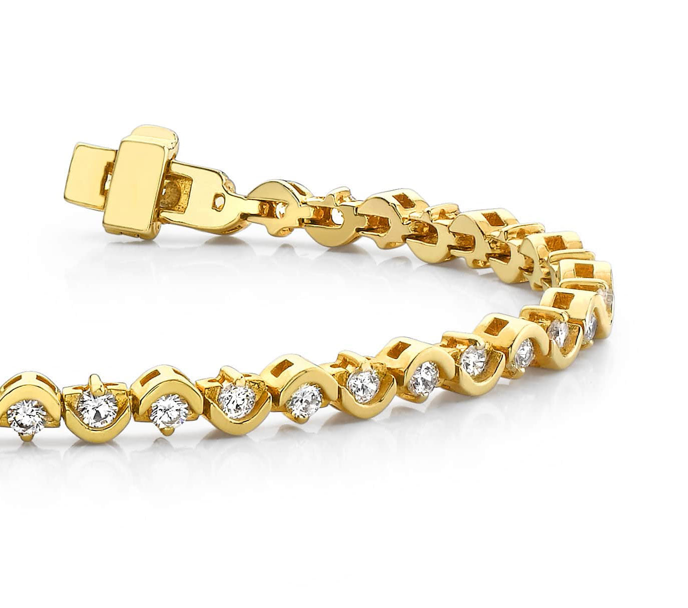 Wavy Diamond Bracelet