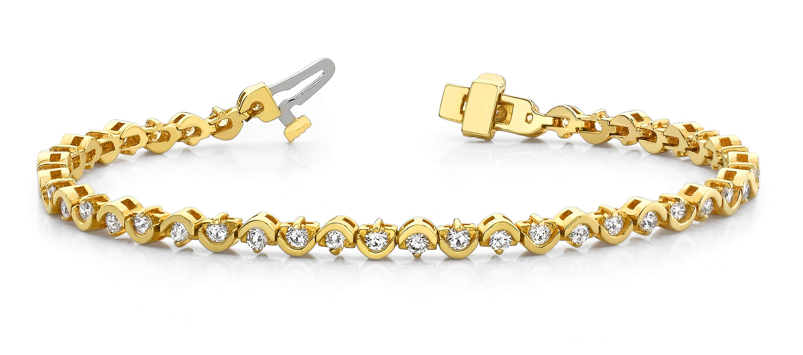 Wavy Diamond Bracelet