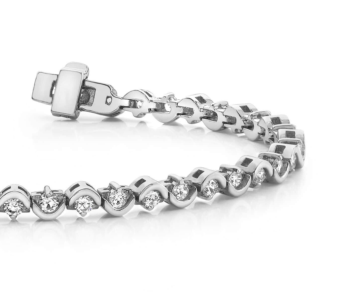 Wavy Diamond Bracelet