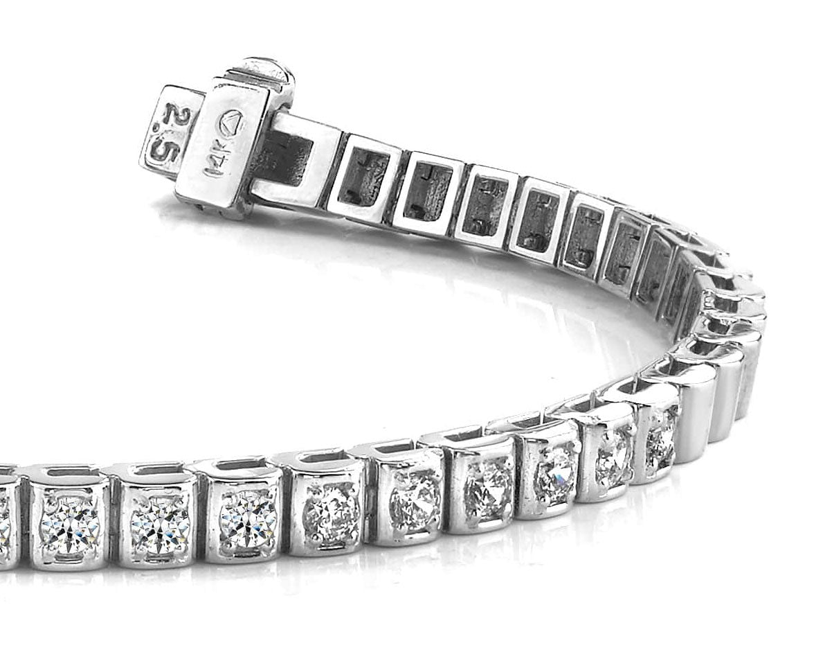 Box Link Diamond Bracelet