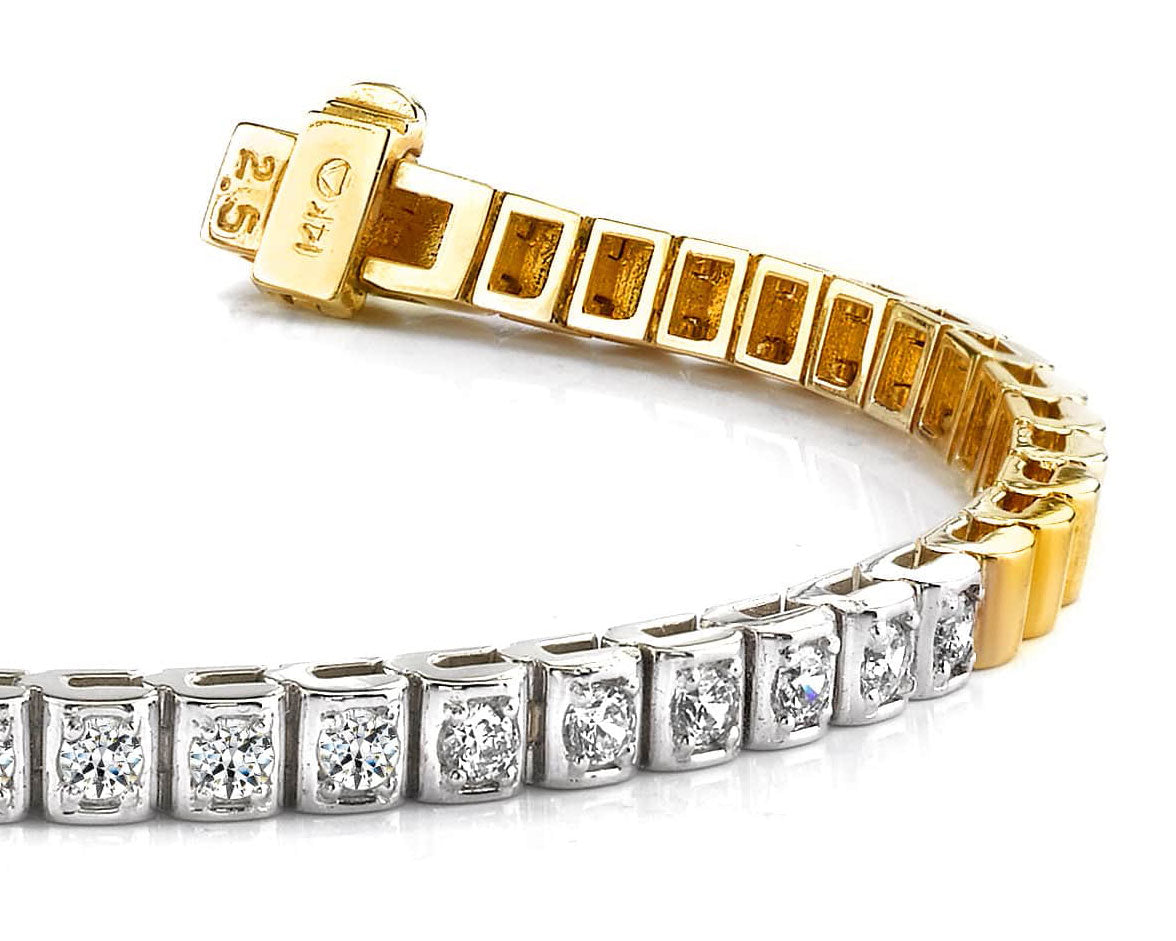 Box Link Diamond Bracelet