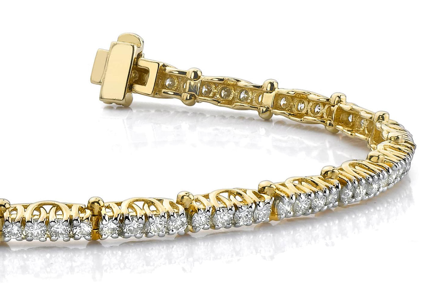 Continuous Loop Diamond Bracelet