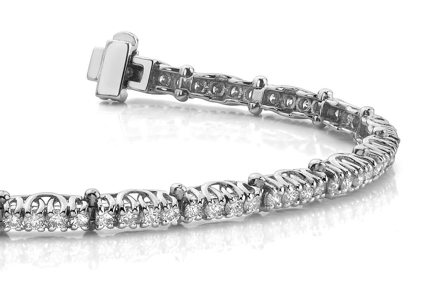 Continuous Loop Diamond Bracelet