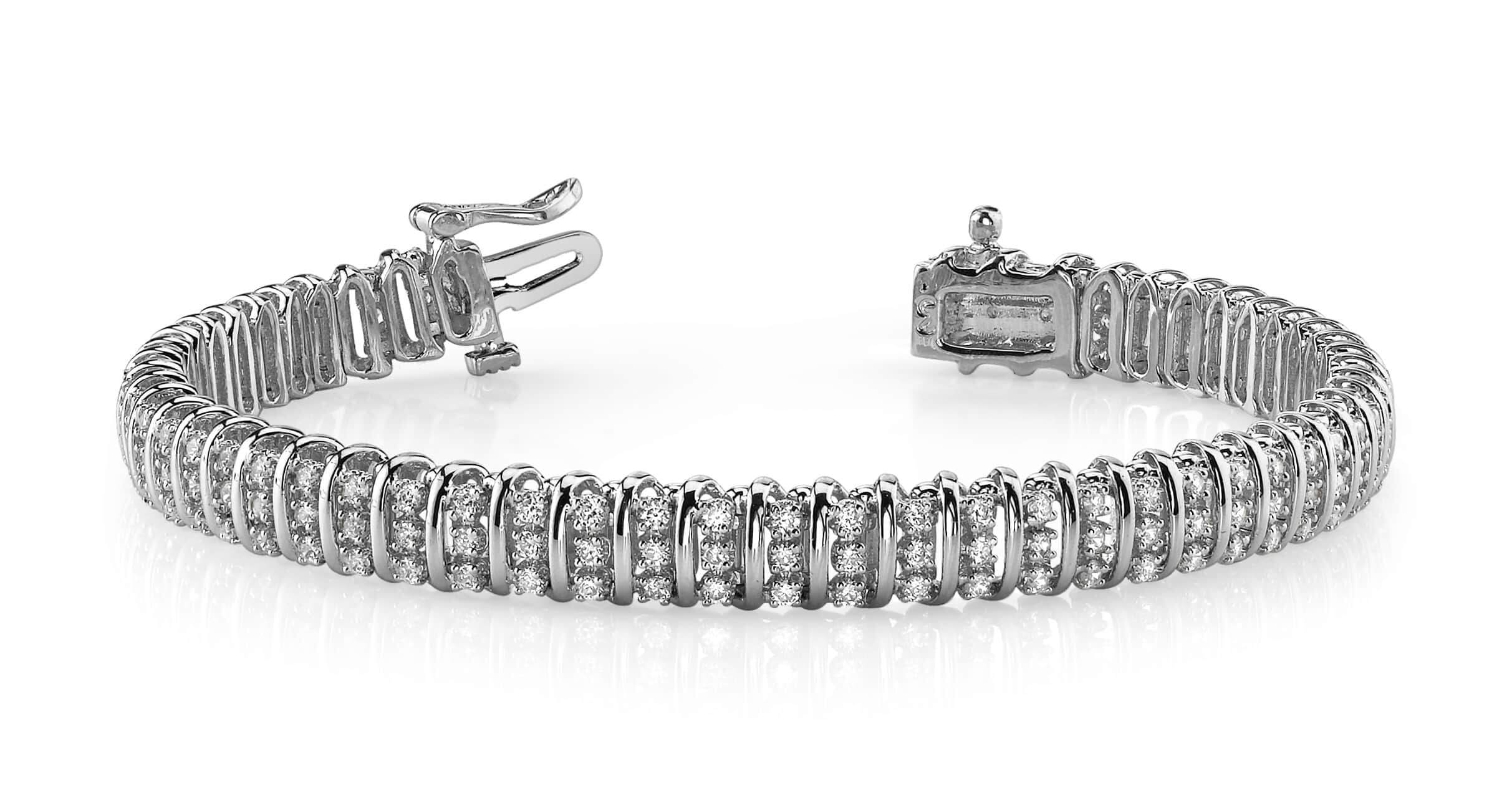 Triple Illusion Diamond Bracelet