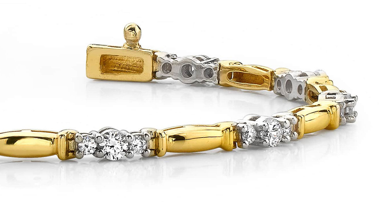 Diamond Triplet Bracelet