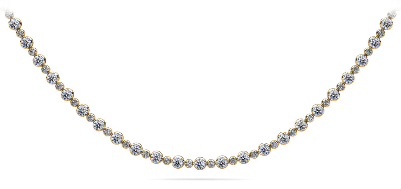 Alternating Diamonds Diamond Necklace