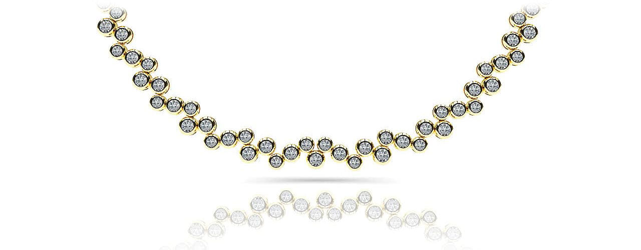 Diamond Bubble Necklace