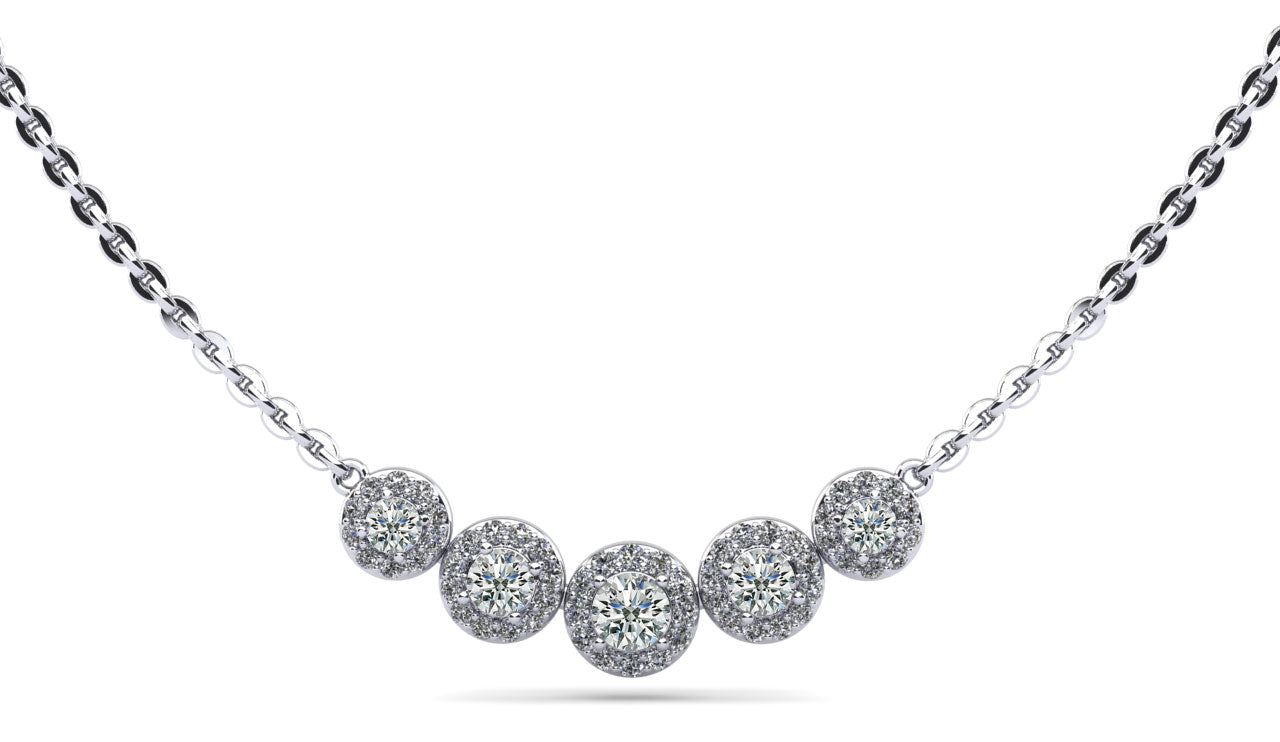 Heavenly Halo Diamond Pendant