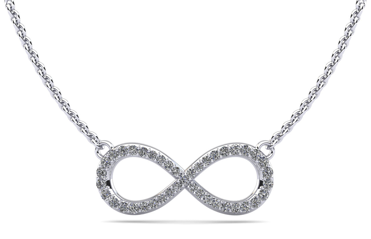 Illustrious Infinity Diamond Pendant