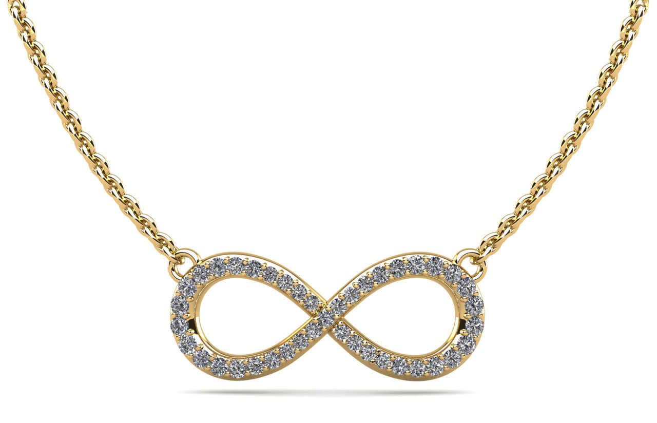 Illustrious Infinity Diamond Pendant